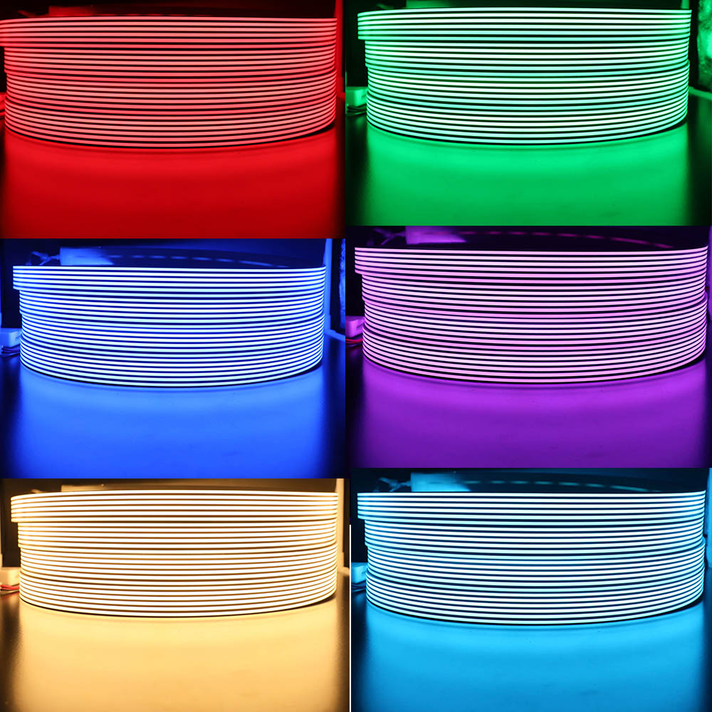 DC12/24V Multiple Color Changing & Chasing Optional 30*20mm Stripe Waterproof Flexible Silicone LED Neon Light
